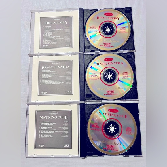 BING CROSBY, NAT KING COLE, FRANK SINATRA 3 CD CHRISTMAS GIFT COLLECTION - Picture 7 of 7